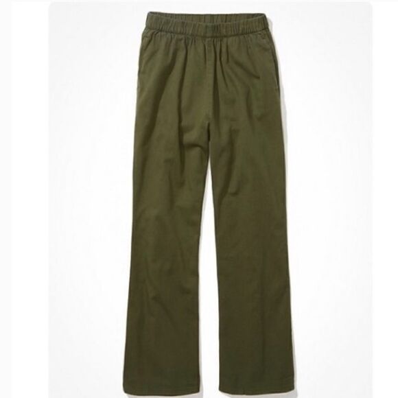 American Eagle Outfitters Pants - American Eagle Olive Green Wide Leg Gorpcore Pants Size Medium